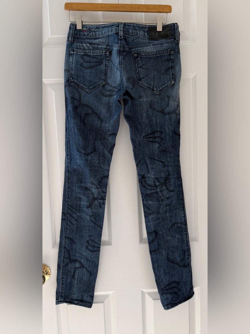 Diesel Cuddy Jeans Abstract Print 25/ L 31 Wash#008LU  Made in Italy 🇮🇹